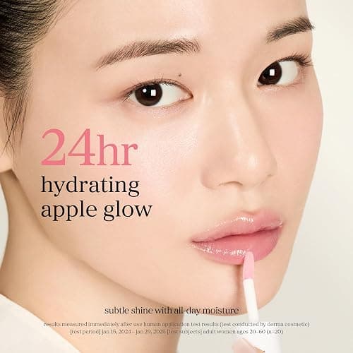 NOONI Korean Lip Oil - Applepeony - pH Color-Changing Plumping Lip Gloss | 24HR Hydration, Moisturizing Lip Oil, Natural Lip Plumping Effect, Waterproof Wear, Glossy Finish, Gift Stocking Stuffers thumbnail 6