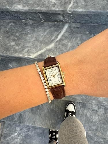 Roberto Marino RM1702 Women’s Watch – Japanese Quartz, Leather Strap, 3 ATM Water Resistant, Vintage Dress Style thumbnail 5
