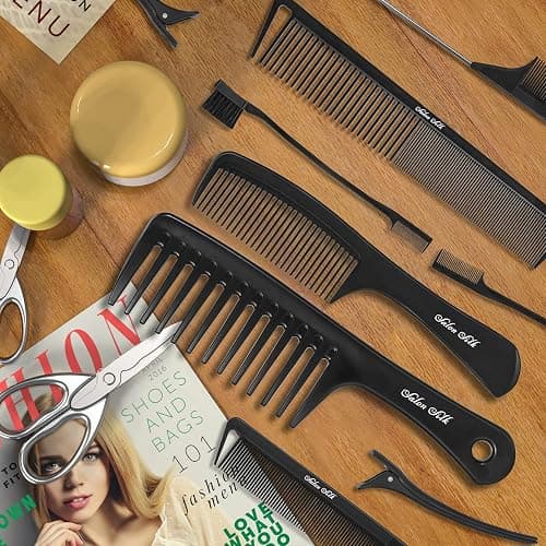 SalonSilk Professional Combs Set for Natural Black Curly Hair for Ladies thumbnail 6