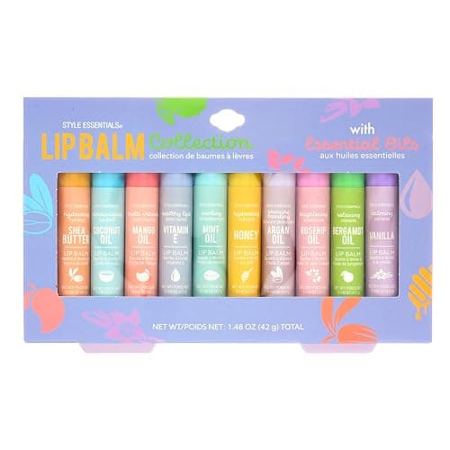10pc Lip Balm Collection -Hydrating Lip Balms Infused- Enriched Lip Balm Set thumbnail 7