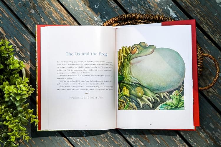 Aesop's Fables Hardcover: The Classic Edition by acclaimed illustrator, Charles Santore (Charles Santore Children's Classics) thumbnail 5