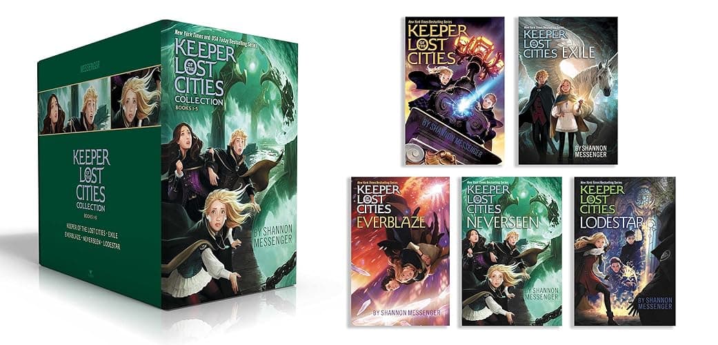 Keeper of the Lost Cities Collection Books 1-5 (Boxed Set): Keeper of the Lost Cities; Exile; Everblaze; Neverseen; Lodestar thumbnail 2