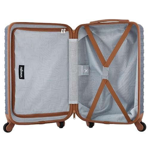 Wrangler 22" Outrider Hardside Carry-On Luggage, Vintage Indigo thumbnail 4