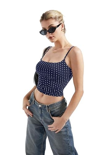 SUUKSESS Women Sexy Square Neck Tank Top Summer Y2K Going Out Basic Cami Shirt thumbnail 2