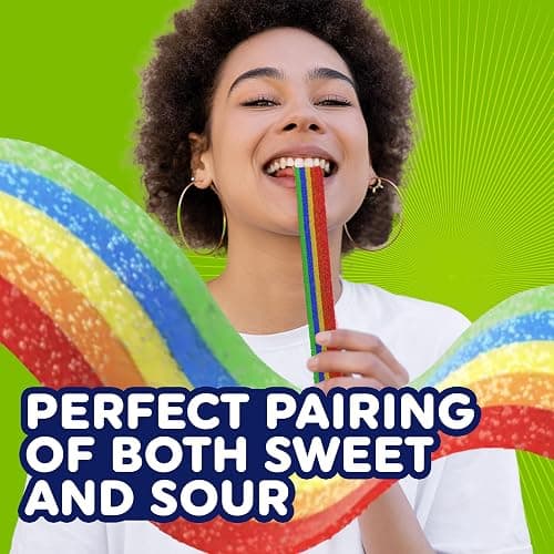 Airheads Xtremes Belts Candy, Rainbow Berry, 4.5 Ounces (12-Pack) | Individually Wrapped Bulk Chewy Candy, Artificially Flavored thumbnail 6