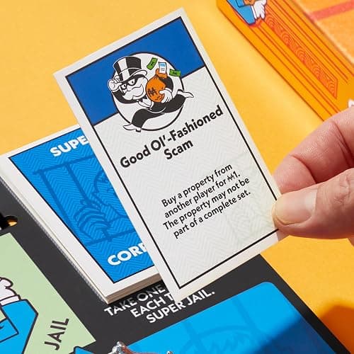 Monopoly Go to Jail Expansion | Add More Fun to Classic Monopoly Game and Play Faster | Ages 8+ | 2-6 Players | 40 Mins. | Family Board Games | Kids thumbnail 9