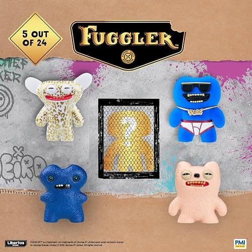 Fuggler Gold Edition Collectible Figures 5 Pack Deluxe Box Mystery Characters 24 Styles Rare Hidden Figure Official Toy C thumbnail 3