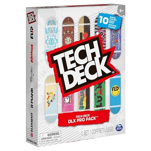 Tech Deck, DLX Pro 10-Pack of Collectible Fingerboards, For Skate Lovers, Kids Toy for Ages 6 and up thumbnail 8