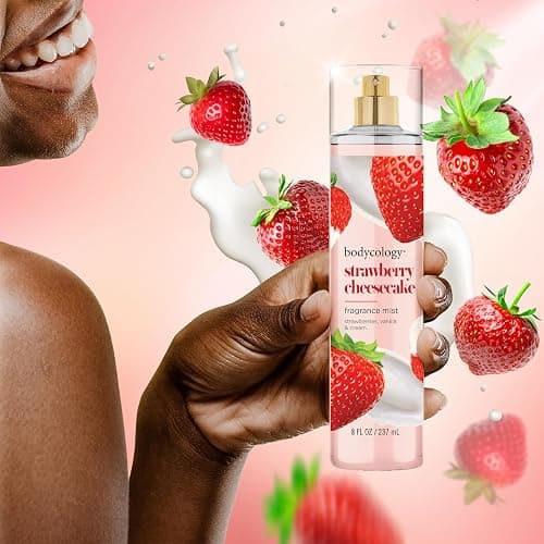 Bodycology Long-Lasting Fragrance Body Mist, Strawberry Cheesecake, 8 fl oz thumbnail 3