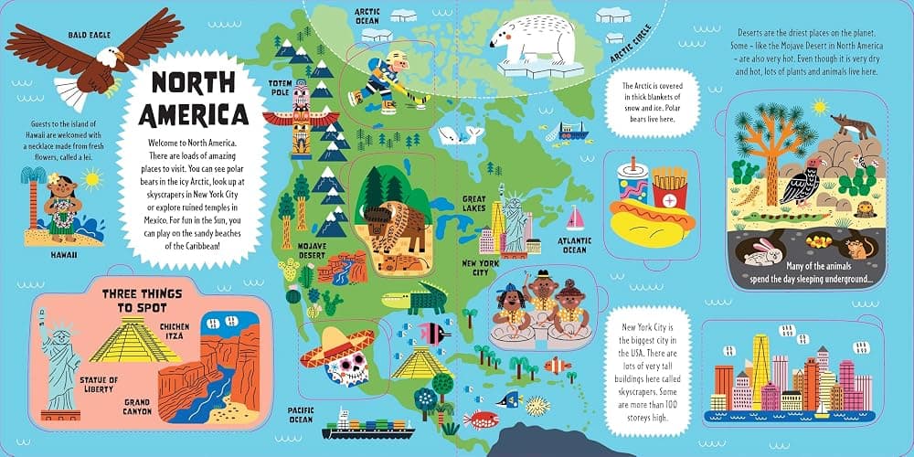 Lonely Planet Kids My First Lift-the-Flap World Atlas thumbnail 3