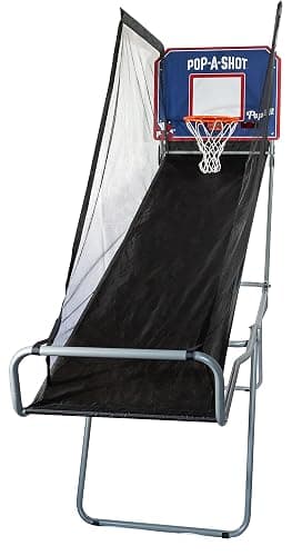 Pop-A-Shot - Pop-Up Game | Arcade Basketball Inside, Out, and On The Go | Infrared Sensor Scoring | 3 Balls | Foldable, Portable, Tote Bag Included - Image 1