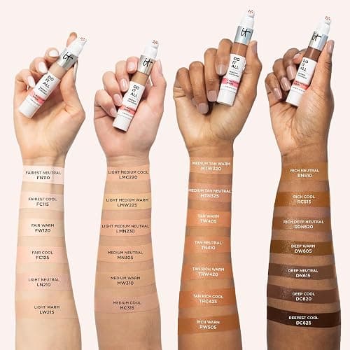 IT Cosmetics, DO IT ALL Concealer, Correcteur + Boosteur d'Éclat, Longue Durée, Effet Repulpant, Anti-Cernes, Teint Lumineux, Formulé avec un Sérum Multivitaminé, Tous Types de Peau, 7 ml thumbnail 12