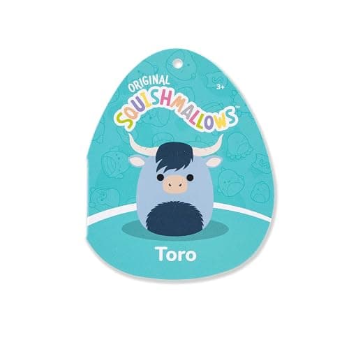 Squishmallows Original 14in Toro The Blue Highland Cow – Official Jazwares Plush (Large) thumbnail 7