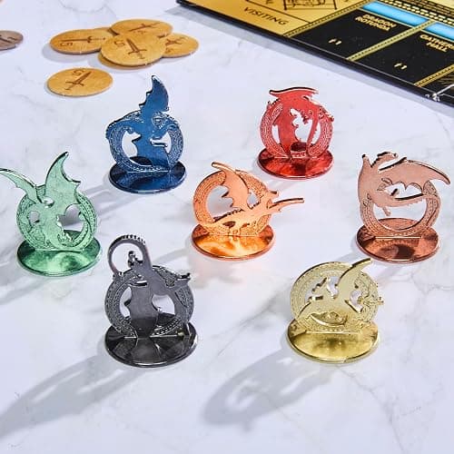 Monopoly Fourth Wing Edition Board Game for Adults | Officially Licensed Game Inspired by the Empyrean Series, Book 1 | 2-6 Players | Ages 17+ thumbnail 15