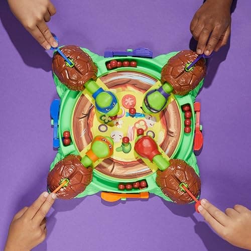 Hasbro Games Hungry Hungry Hippos: Teenage Mutant Ninja Turtles Edition Game | Ages 4 and Up | 2 to 4 Players | Kids Board Games | Gifts for Preschoolers (Amazon Exclusive) thumbnail 8
