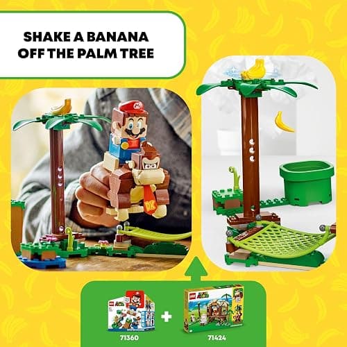 LEGO Super Mario Donkey Kong's Tree House Expansion Set - Building Toys for Boys & Girls, Ages 8+ Years - Pretend Play Toy Figures & Playsets - Gifts for Kids - 71424 thumbnail 5