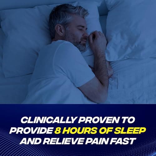 Advil PM Liqui-Gels Pain Reliever and Nighttime Sleep Aid, Pain Medicine with Ibuprofen for Pain Relief and Diphenhydramine HCL for a Sleep Aid - 40 Liquid Filled Capsules - Back to College - Liqui Gels thumbnail 3