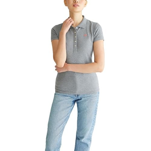 Aeropostale Women's Aero Solid A87 Polo - Image 1