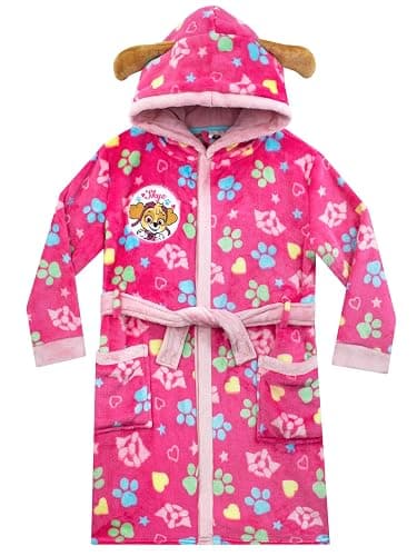 Paw Patrol Bath Robe | Skye Girls Bathrobe | Girls Robes | Official Merchandise - Image 1