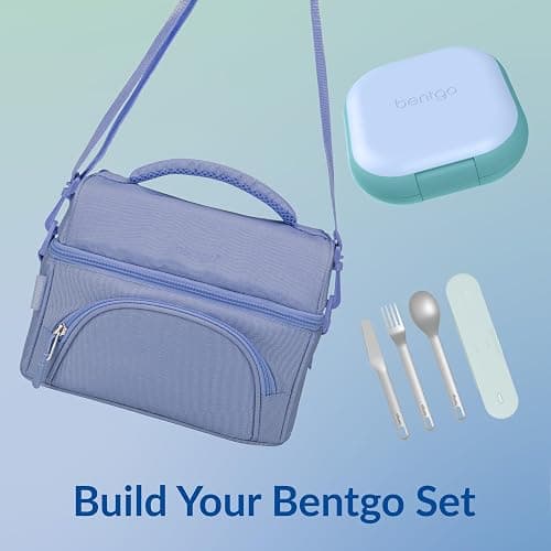 Bentgo Chill Mini Leak-Proof Lunch Box – Built-In Ice Pack Keeps Food Cold, 2.7-Cup Capacity for Snacks or a Sandwich, 3 or 4 Compartments, PFAS & BPA-Free, Ideal for Adults & Kids 3+ (Tide Blues) thumbnail 8