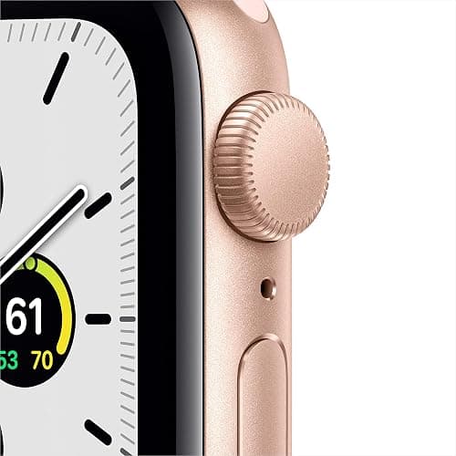 Apple Watch SE (GPS, 40mm) - Gold Aluminum Case with Pink Sand Sport Band (Renewed) thumbnail 2