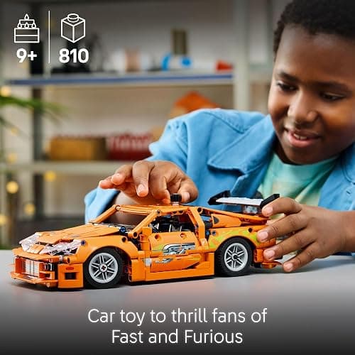 LEGO Technic Fast and Furious Toyota Supra MK4 Building Kit- Toy Car for Kids, Boys, and Girls, Ages 9+ - Creative Gift for Fast and Furious Car Fans - Realistic Engineering Details - 42204 thumbnail 2