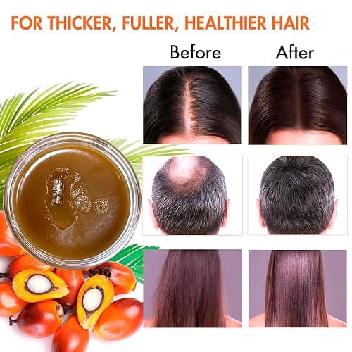MISICH Raw Batana Oil for Hair Growth, 100% Natural Pure Botana Oil Paste from Honduras, Unrefined Organic Batana Hair Mask for Prevent Hair-Loss, Enhances Thickness for Men & Women 5.3 oz thumbnail 4