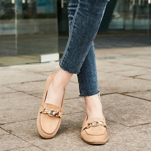 Cvistpieo Loafers for Women Business Casual Shoes Comfortable & Lightweight Penny Loafers Slip On Work Flats thumbnail 3