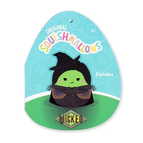 Squishmallows Original Wicked 12in Hero Elphaba - Ultrasoft Official Jazwares Plush thumbnail 8