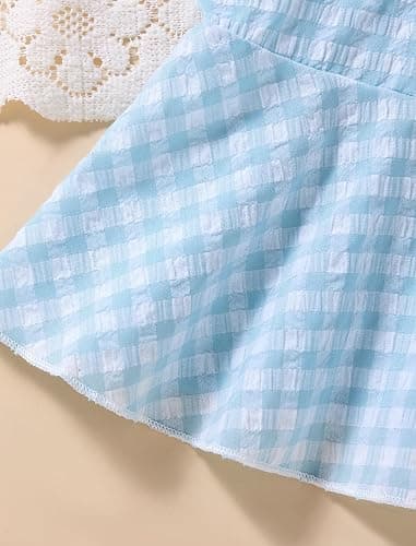 Mieuricta Girls Summer Outfits Set 2 Piece Sleeveless Ruffle Top and Shorts with Pockets Ages 6–10 thumbnail 7