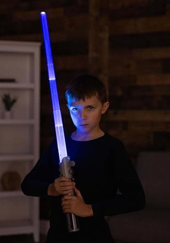 STAR WARS Lightsaber Forge Luke Skywalker Electronic Extendable Blue Lightsaber Toy, Customizable Roleplay Toy, Kids Ages 4 and Up thumbnail 3