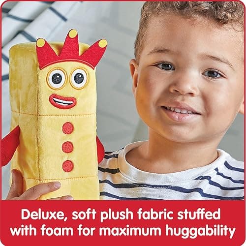 hand2mind Numberblocks Three & Four Playful Pals, Plush Figure Toys, Numbers for Toddlers, Preschool Math Learning Toys, Stuffed Animal Plushies, Counting Blocks, Soft Stuffies, Kids Birthday Gifts thumbnail 4