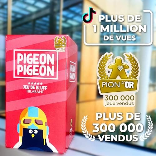 ATM Gaming Pigeon Pigeon - Jeu de Société Ambiance, Bluff, créativité, soirée - de 2 à 10 Joueurs - Jeu fabriqué en Europe thumbnail 2