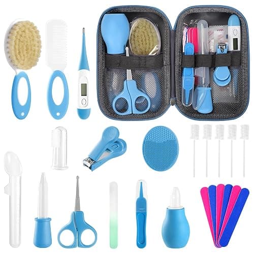 Baby Healthcare and Grooming Kit for Newborn Kids, 24PCS Upgraded Safety Baby Care Kit, Newborn Nursery Health Care Set, Baby Care Products - Image 1