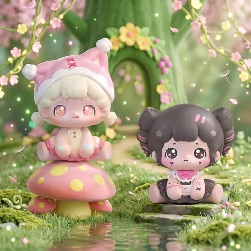 Popobox Fantany Dreamland Mini Series Blind Box Figures, Random Design Action Figures Collectible Toys for Birthday Gift, Home Decorations, Single Box thumbnail 4