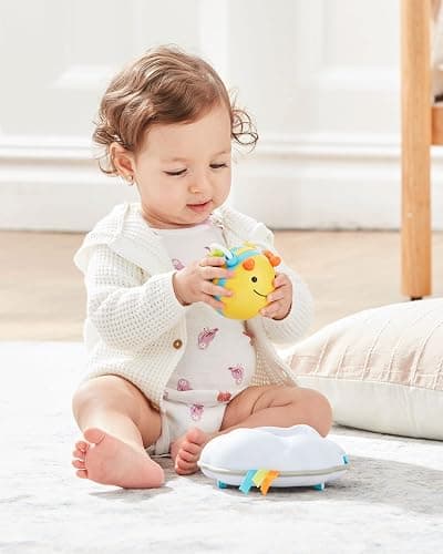 Skip Hop Baby Follow-Me Bee Tummy Time Crawl Toy 3-Stage Infant Sensory Development with Lights Sounds and Music Explore & More Age 5m+ thumbnail 7