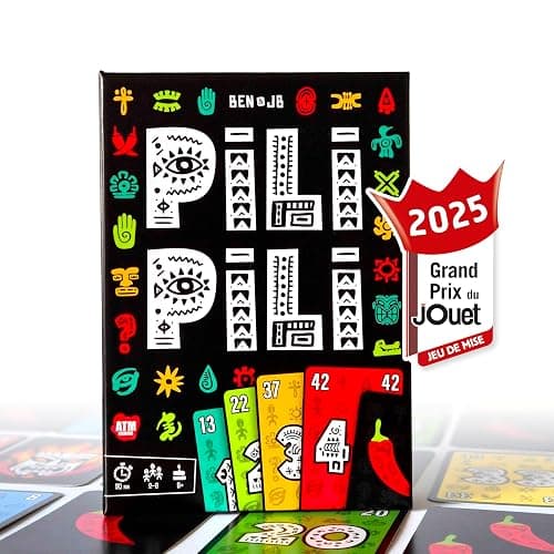 ATM Gaming PILI PILI - Jeu de société - Vainqueur Grand Prix du Jouet 2025 - Jeu de Cartes Tactique et d’Ambiance - 2 à 8 Joueurs - 20 Min - Idée Cadeau Original - Image 1