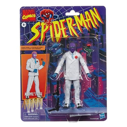 Marvel Hasbro Legends Series Rose, Spider-Man Legends Collectible 6 Inch Action Figures, 5 Accessories | Marvel Legends Retro 6 Inch Action Figure Spider-Man Wave 3 - Rose thumbnail 3