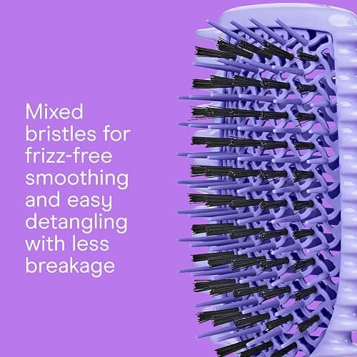 Conair Curl Define Pro Detangler Brush for Curly Hair, Dual-Vent Design with Continuous Grooves, Mixed Bristles for Frizz-Free Detangling, Smoothing, and Curl Definition thumbnail 3