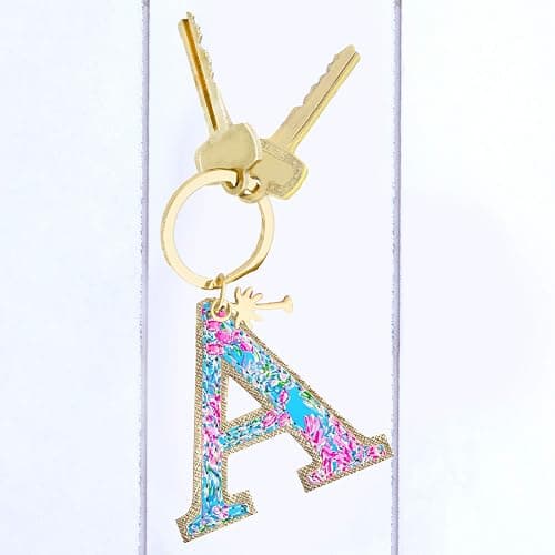 lily pulitzer letter keychain charm!! thumbnail 4