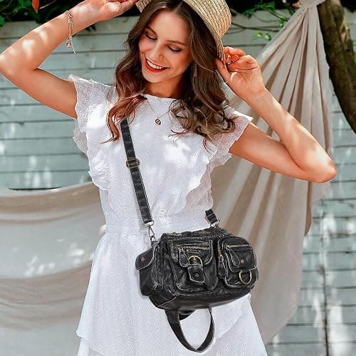 Angel Kiss Hobo Bags for Women Shoulder Bag Shoulder Purses and Handbags Vegan Leather Hobo Handbags Crossbody Bags thumbnail 8