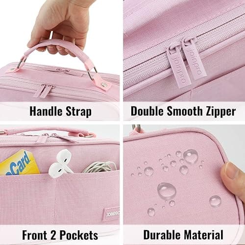 JOINPRO Pencil Case, Large Capacity Pencil Case Organizer; Double Zipper Storage Bag; Big Pencil Pouch for College School Office Teen Girl Boy Men Women Adult thumbnail 3