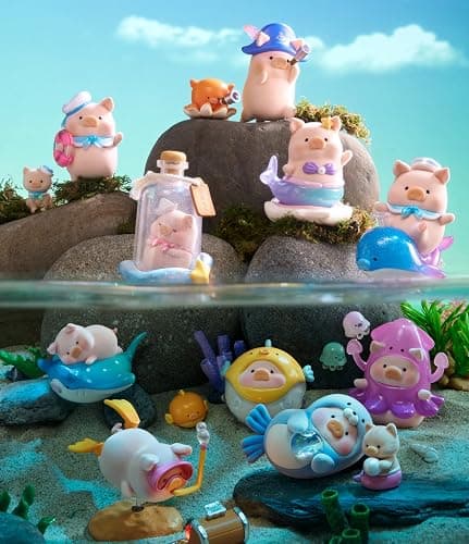 maidimiao Lulu The Piggy Ocean Series 1PC Cute Pig Blind Box Figures Collectible Toys Kawaii Birthday Gifts thumbnail 3