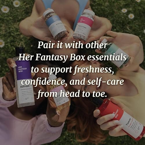 Her Fantasy Box | Refresh pH Balancing Shower Gel - Natural Feminine Hygiene Solution for Gentle Cleansing, Odor Control, and Skin Nourishment - pH-Balanced Formula for All Skin Types (8 oz) thumbnail 8