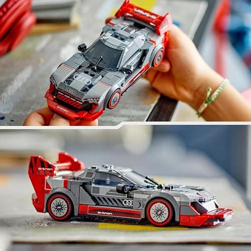 LEGO Speed Champions Voiture de Course Audi S1 e-Tron Quattro Véhicule Jouet, Set de Construction pour Enfants, Idée Cadeau pour Garçons et Filles Dès 9 Ans, Jeu en Autonomie, Déco pour Chambre 76921 thumbnail 7