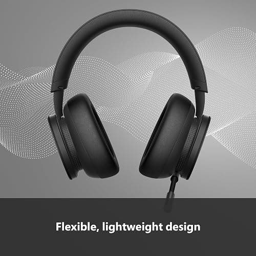 Xbox Wireless Gaming Headset – Over Ear Headphones – Spatial Audio with Dolby Atmos, Windows Sonic Series X|S, One, Windows PC, Mobile – Carbon Black thumbnail 3