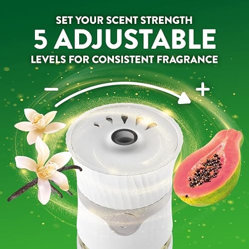Air Wick Plug In Scented Oil Starter Kit, 2 Warmers + 6 Refills, Vanilla & Pink Papaya, Essential Oils, Air Freshener thumbnail 9