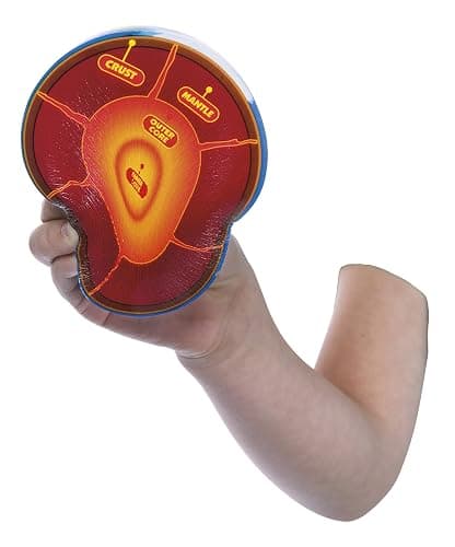Toysmith Squishy Planet Earth Ball - Earth's Core Squeeze Stress Ball with Layers, Educational Toy thumbnail 5