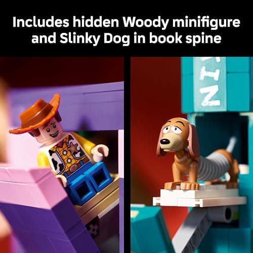 LEGO Disney and Pixar Toy Story Slinky Dog Bookends - Building Set for Adults, Ages 18+ - Disney Gifts for Fans - Bedroom, Shelf or Office Decor - 43301 thumbnail 6