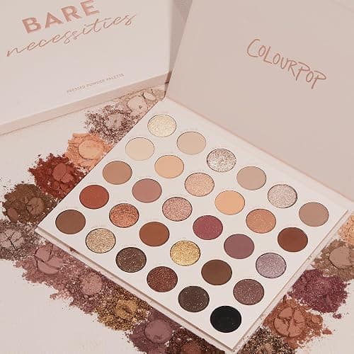 ColourPop Eyeshadow Palette - Eye Makeup Palette with Matte, Metallic, Matte Sparkle & Glitter Finishes - High-Pigment Eye Makeup with a Long-Wearing Formula - Bare Necessities (0.04 oz) thumbnail 6